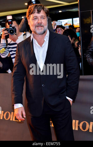 Séoul, Corée du Sud. 19 Jan, 2015. Russell Crowe assiste à la première de 'l'eau Devin' à Lotte Cinema le 19 janvier 2015 à Séoul, Corée du Sud./photo : dpa Crédit alliance/Alamy Live News Banque D'Images