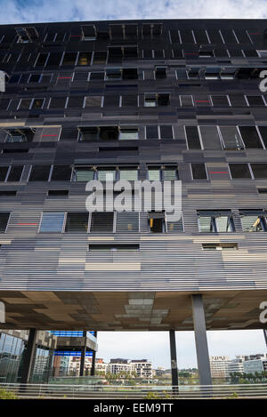 Nouvel Hôtel de Ville, hôtel de ville, l'architecte Jean Nouvel, Montpellier, France Banque D'Images