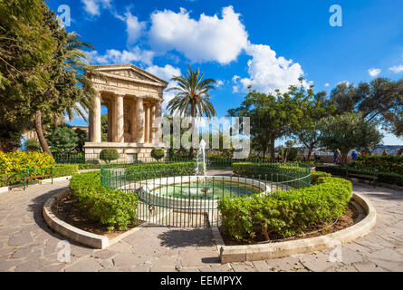 Jardins Barrakka inférieur La Valette Malte eu Europe Banque D'Images