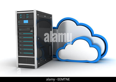 Abstract cloud storage (fait en 3d) Banque D'Images
