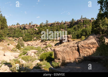 Un vista à Castlewood Canyon State Park, Colorado Banque D'Images