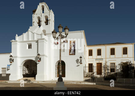 Ermitage de Nuestra Señora de la Hermosa, saint Patron de Fuente de Cantos, Badajoz, Estrémadure, Espagne, Europe. Banque D'Images