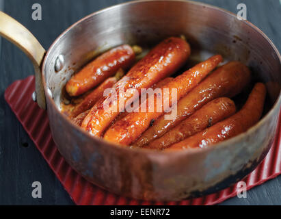 Rôti de carottes Banque D'Images