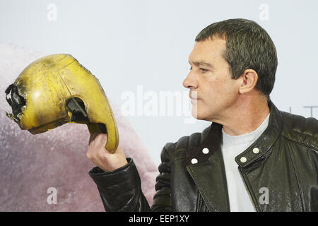 Madrid, Espagne. 20 Jan, 2015. ANTONIO BANDERAS acteur assiste à la "Automata" photocall à l'Hôtel Intercontinental. © Jack Abuin/ZUMA/Alamy Fil Live News Banque D'Images