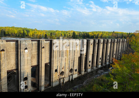 Vieux barrage Pinawa Pinawa, près de Manitoba Canada Banque D'Images