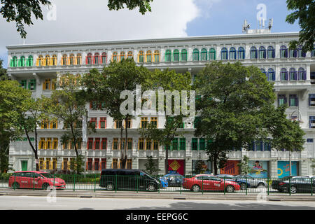 Ancien poste de police de la rue de la colline, à Singapour. Banque D'Images