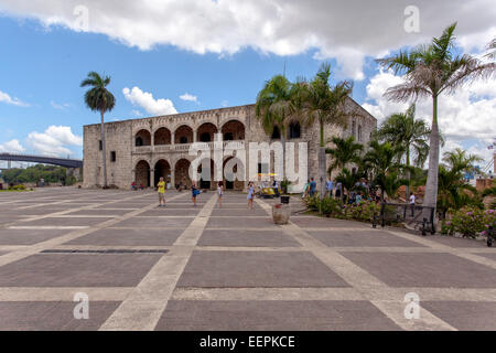 Alcazar de Colón, ou Columbus Alcazar, 1510-1512, la plus ancienne résidence du vice-roi en Amérique zona Colonail, UNESCO World Heritage Banque D'Images