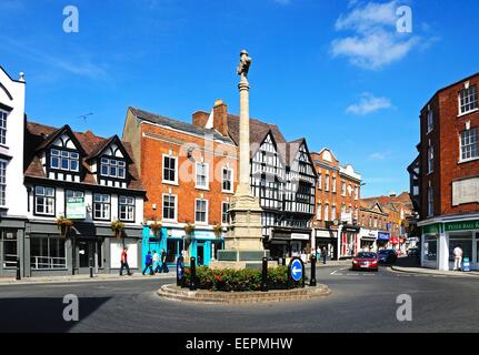 Tewkesbury War Memorial, sait aussi que la croix, Gloucester, Gloucestershire, Angleterre, Royaume-Uni. Banque D'Images