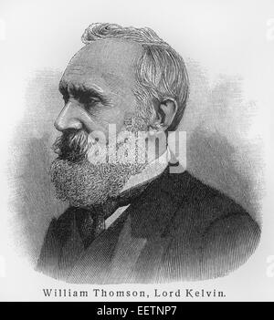 William Thomson 1er baron Kelvin Banque D'Images