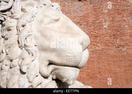 Le lion est le symbole de la ville. Venise, Vénétie. Italie Banque D'Images
