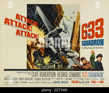 L'Escadron 633 - Movie Poster Banque D'Images