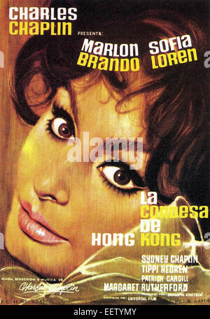 Une Comtesse de Hong Kong - Film Poster Banque D'Images