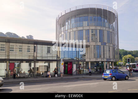Gare routière de Bath, Bath, Somerset, Angleterre, Royaume-Uni Banque D'Images