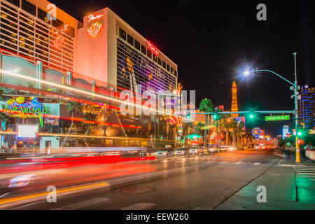 Strip de Las Vegas de nuit, Las Vegas, Nevada, USA Banque D'Images