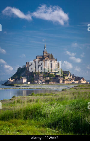Mont Saint Michel, Normandie, France Banque D'Images