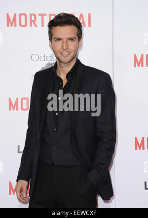 Los Angeles, Californie, USA. 21 Jan, 2015. Guy Burnet participant à la Los Angeles Premiere de ''Mortdecai'' tenue à l'Théâtre chinois de Grauman à Hollywood, Californie le 21 janvier 2015. 2015 : Crédit D. Long/Globe Photos/ZUMA/Alamy Fil Live News Banque D'Images