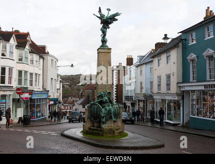 Lewes East Sussex UK High Street Banque D'Images
