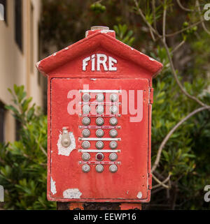 Téléphone Vintage fire Banque D'Images