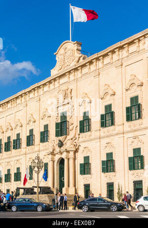 L'Auberge de Castille (Bureau du premier ministre) La Valette Malte eu Europe Banque D'Images