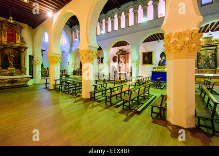 L'ancienne Grande Synagogue de Ségovie, Espagne. La synagogue a été transformé en un couvent du 14e siècle. Banque D'Images