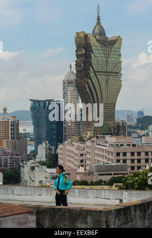 Vue de Macao Banque D'Images