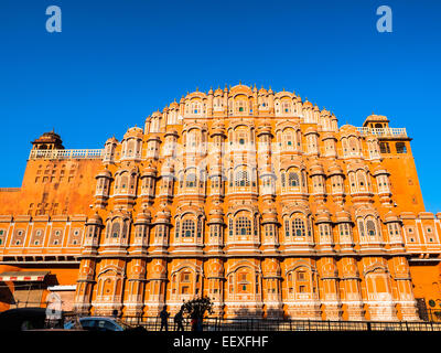 Hawa Mahal, le palais de Jaipur, Rajasthan, Inde Banque D'Images