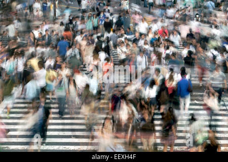 Croisement de Shibuya Banque D'Images