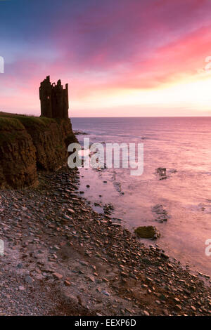 Château de Caithness, Keiss Banque D'Images