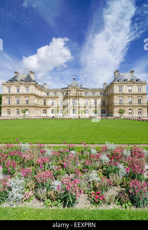 Palais du Luxembourg, le Jardin du Luxembourg, 6ème arrondissement, Paris, France Banque D'Images