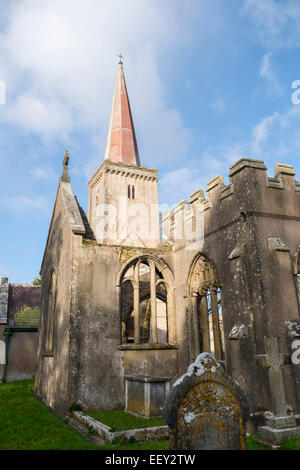 L'église Holy Trinity Ashburton Devon, Angleterre Banque D'Images