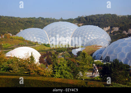 Septembre 2014 Le projet Eden près de St Austell, Cornwall. Pic Mike Walker, Mike Walker Images Banque D'Images