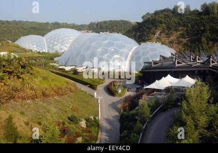 Septembre 2014 Le projet Eden près de St Austell, Cornwall. Pic Mike Walker, Mike Walker Images Banque D'Images