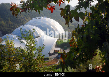 Septembre 2014 Le projet Eden près de St Austell, Cornwall. Pic Mike Walker, Mike Walker Images Banque D'Images