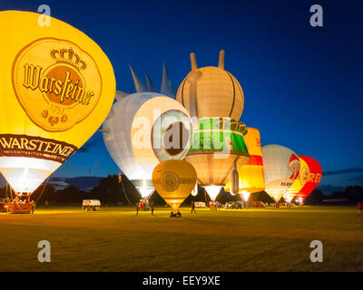 Kiel, Allemagne, ballon Warsteiner Voile de la Kieler Woche Banque D'Images