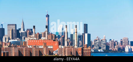 USA, New York State, New York, vue du paysage urbain Banque D'Images