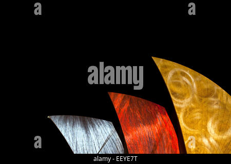 Sèche dans les voiles Banque D'Images