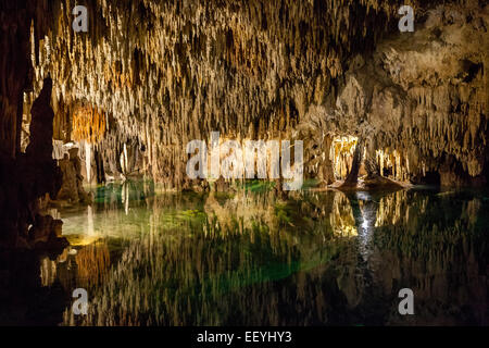 Mexique Yucatan - Cenote Aktun Chen parc souterrain grotte Tulum visite ...