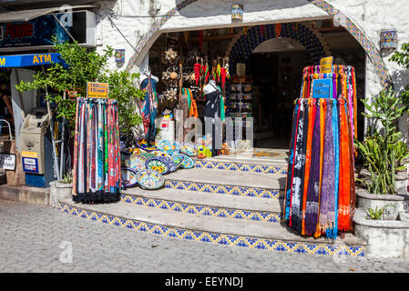 Boutique de souvenirs. Playa del Carmen, Riviera Maya, Yucatan, Mexique. Banque D'Images