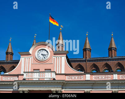 Le Conseil municipal de la ville hanséatique de Rostock. Banque D'Images