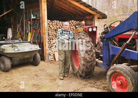 L'homme à la retraite Banque D'Images