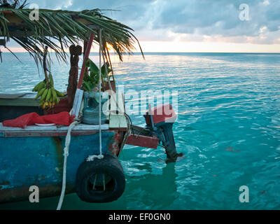 Dans l'île de Caye Caulker Belize Banque D'Images