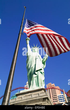 New York New York Hotel, Las Vegas Nevada Banque D'Images
