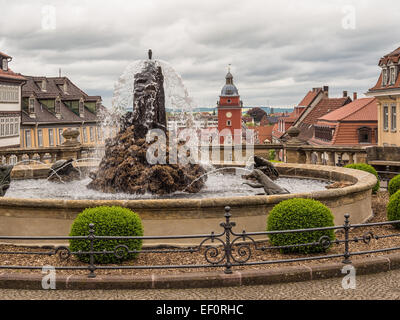 Vue de Gotha en Allemagne. Banque D'Images