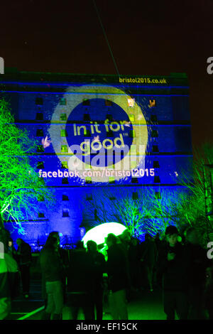 Bristol, Royaume-Uni. 24 Jan, 2015. Bristol devient capitale verte européenne 2015 Crédit : Rob Hawkins/Alamy Live News Banque D'Images