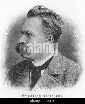 Friedrich Nietzsche Banque D'Images