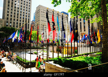 Le Rockefeller Center, NEW YORK CITY Banque D'Images