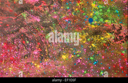 Arrière-plan de poudre colorée Holi Banque D'Images