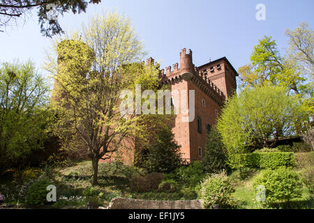 Le château de la ville médiévale, Turin, Italie Banque D'Images