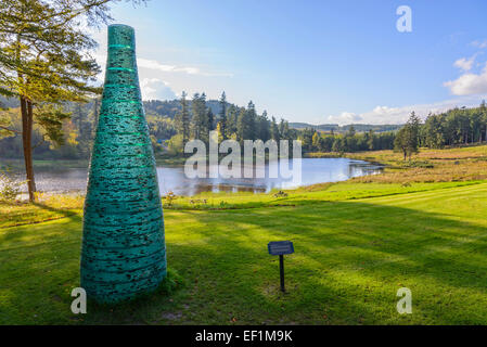 Sculpture en verre, Cragside, Northumberland, England Banque D'Images