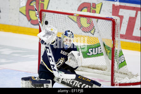 Usa. 23 Jan, 2015. 23.1.2015 Piv Kello 19.30.41.La Finlande, Helsinki, Savonlinna.LE HIFK HELSINKI vs Blues.Home Dynaida / Karadja Begur Laurikainen # 41 Blues. @Petteri Paalasmaa .Tous les plus de Presse © csm/Alamy Live News Banque D'Images